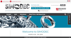 Desktop Screenshot of en.salon-simodec.com